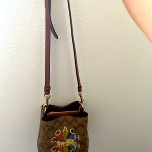 Coach mini bucket bag